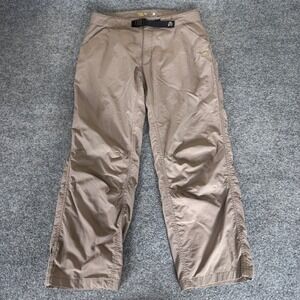 Mountain Hardwear Hiking Pants Mens Medium 32x28 Beige Lightweight Outdoor Trail